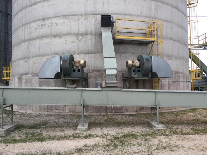 1/7 CFM Rolfes@Boone Aeration System on Wet Silo