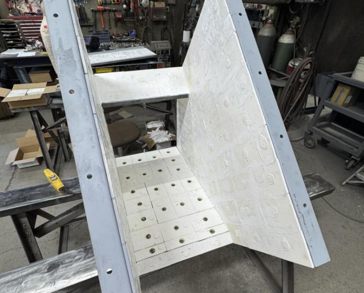 Welded Tile Liner in Open Y Transition