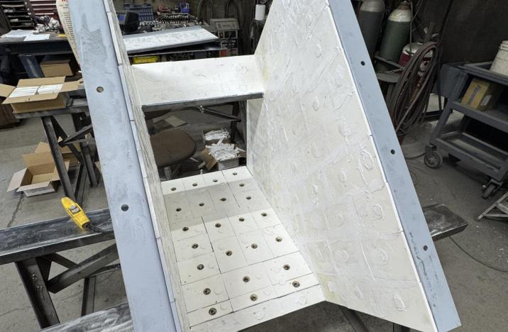 Welded Tile Liner in Open Y Transition