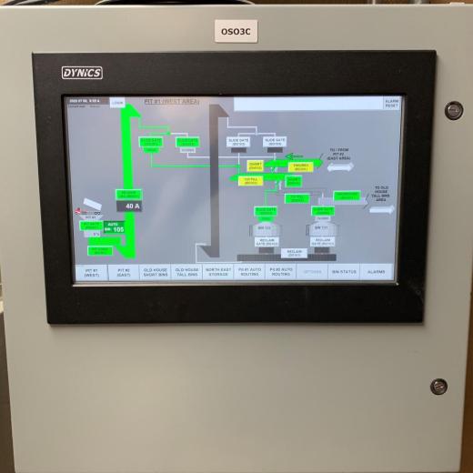 New HMI (Touchscreen) With Graphical Interface of Facility